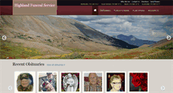 Desktop Screenshot of highlandfuneralservice.com